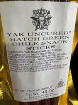 Yak Snack Sticks (4oz Naturally Cured)