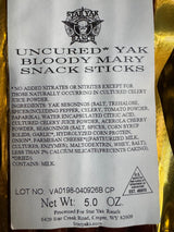 Yak Snack Sticks (4oz Naturally Cured)