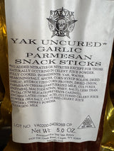 Yak Snack Sticks (4oz Naturally Cured)