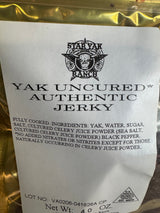 Yak Jerky (4oz Bag)