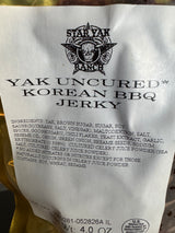 Yak Jerky (4oz Bag)