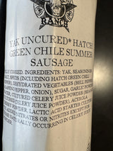 Yak Summer Sausage (1lb)