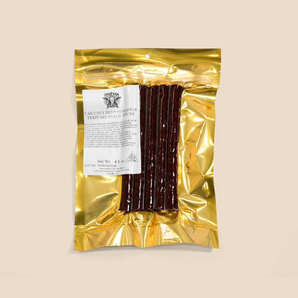 Yak Snack Sticks (4oz Naturally Cured)