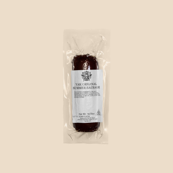 Yak Summer Sausage (1lb)